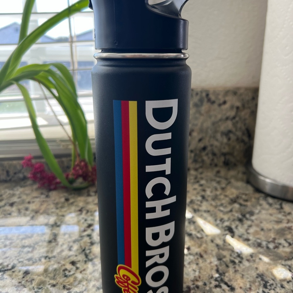 Dutch Bros Black Water Bottle